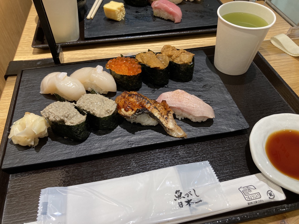 離開大阪前又吃一次握壽司